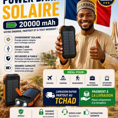 Chargeur Solaire 20000mAh
