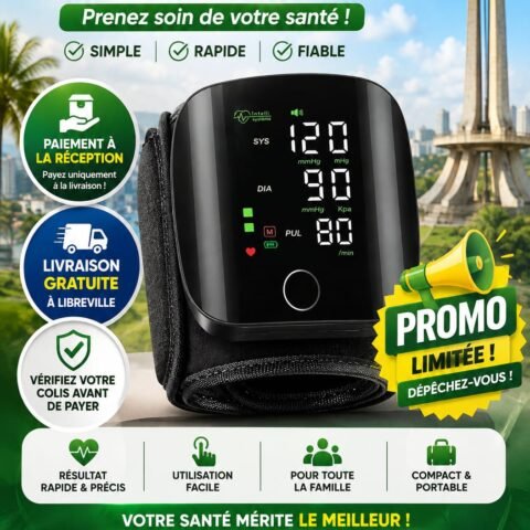 Tensiomètre Électronique à Poignée Rechargeable USB