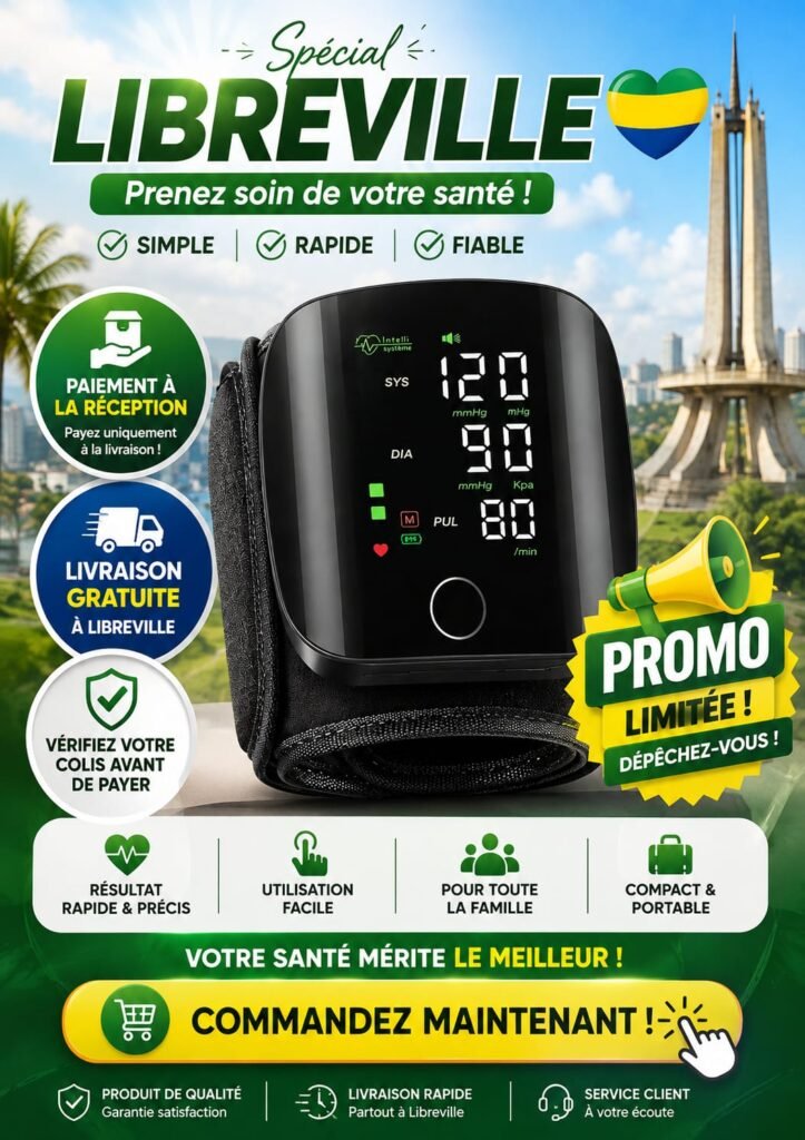 Tensiomètre Électronique à Poignée Rechargeable USB