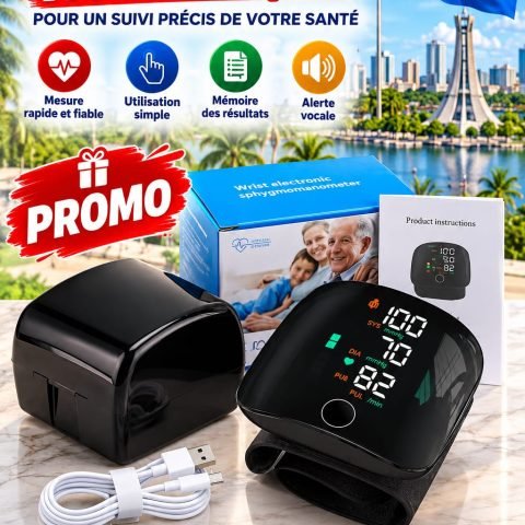 Tensiomètre Électronique à Poignée Rechargeable USB